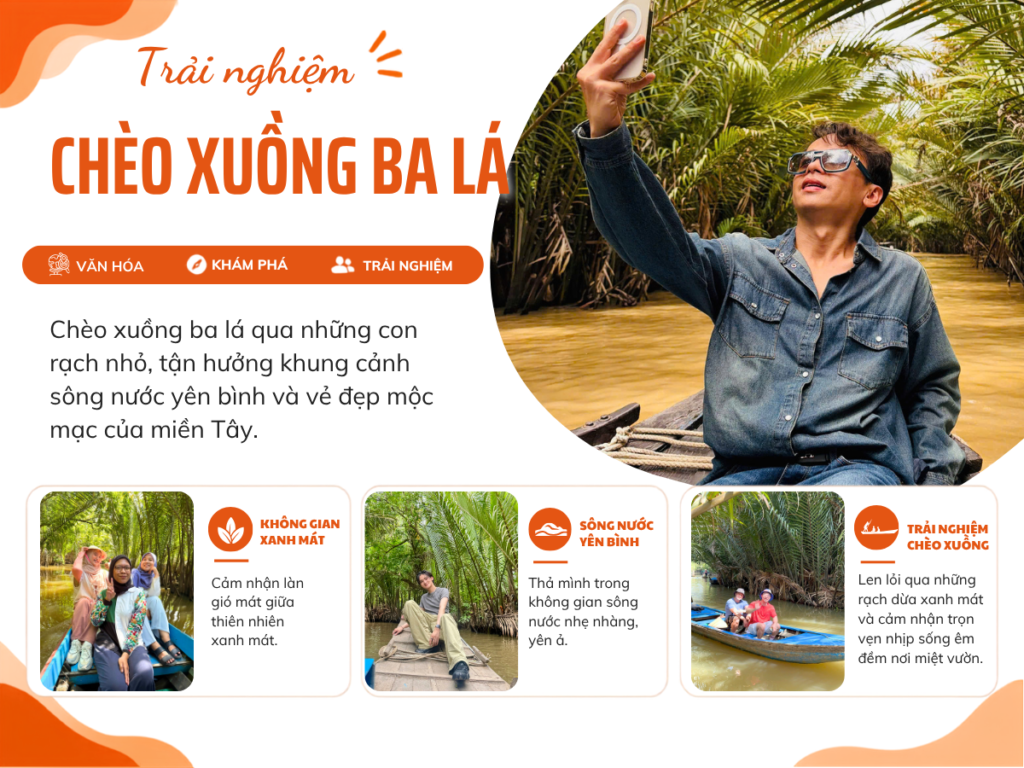 Miền Tây - Chèo xuồng ba lá