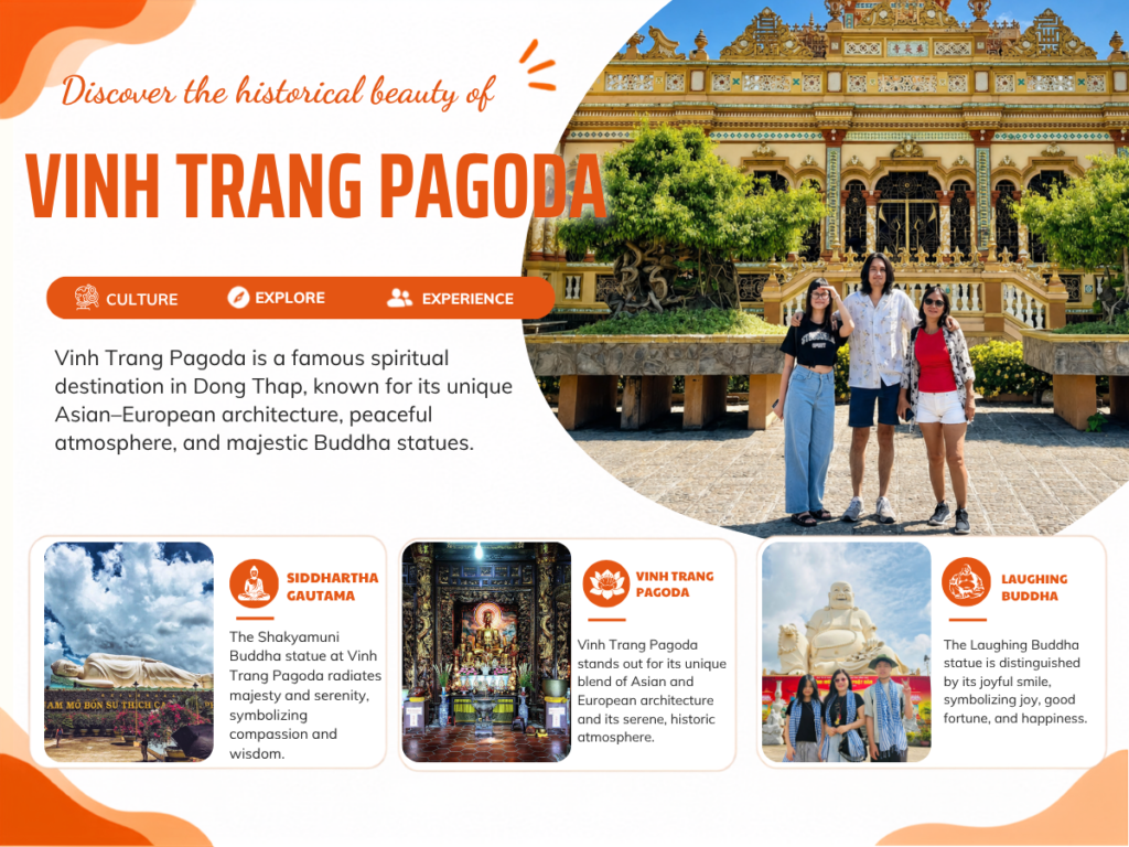 Visiting Historic Vinh Trang Pagoda in My Tho Mekong Delta