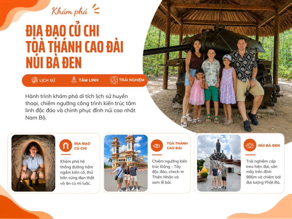 Địa Đạo Củ Chi - Tòa Thánh Cao Đài