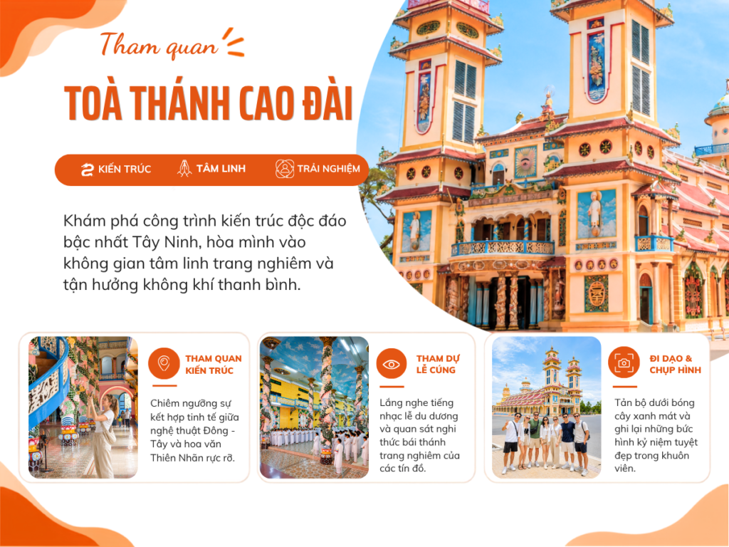 Địa Đạo Củ Chi - Tòa Thánh Cao Đài