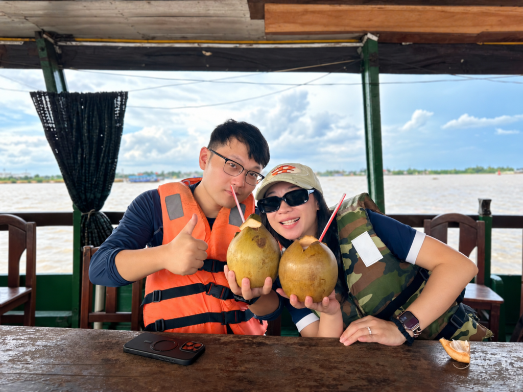 Take a boat trip on the Tien River