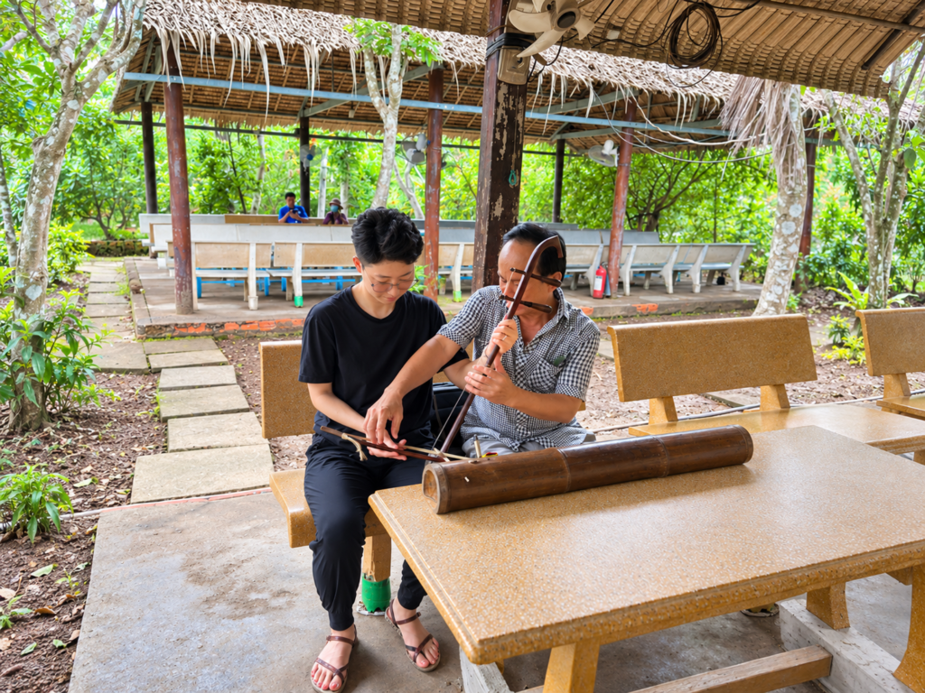 Traditional folk music in Mekong Delta Vietnam